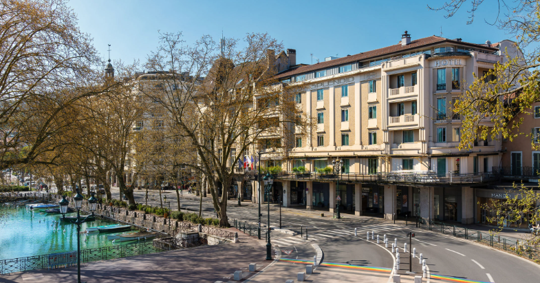 Hôtel du Lac Annecy, vue sur le lac